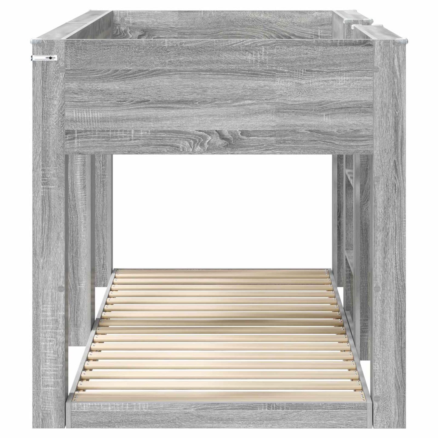 Letto a Castello per Bambini Grigio Sonoma 75 x 190 cm | homemem39