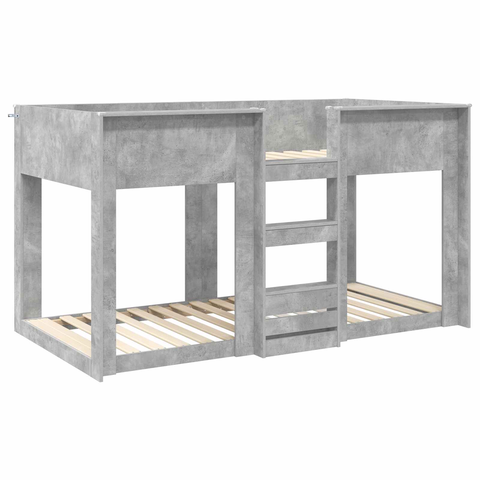 Letto a Castello per Bambini Grigio cemento 90 x 190 cm | homemem39