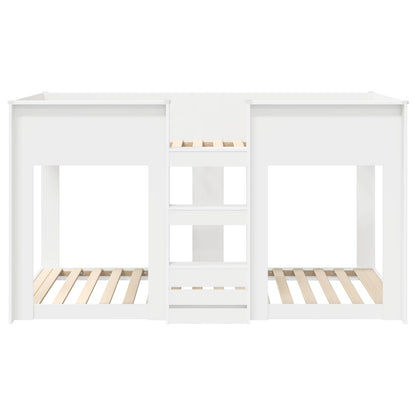 Letto a Castello per Bambini Bianco 80 x 200 cm | homemem39