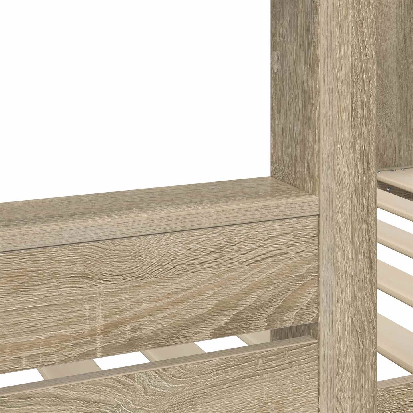 Letto a Castello per Bambini Rovere Sonoma 80 x 200 cm | homemem39
