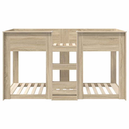 Letto a Castello per Bambini Rovere Sonoma 80 x 200 cm | homemem39