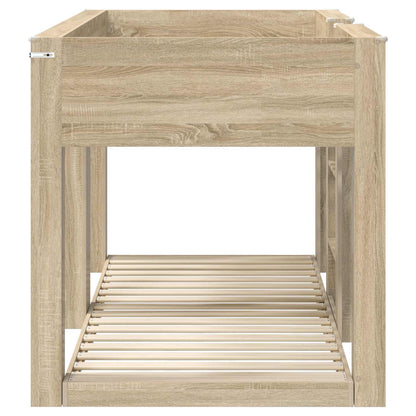 Letto a Castello per Bambini Rovere Sonoma 80 x 200 cm | homemem39