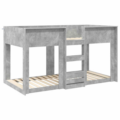Letto a Castello per Bambini Grigio cemento 80 x 200 cm | homemem39