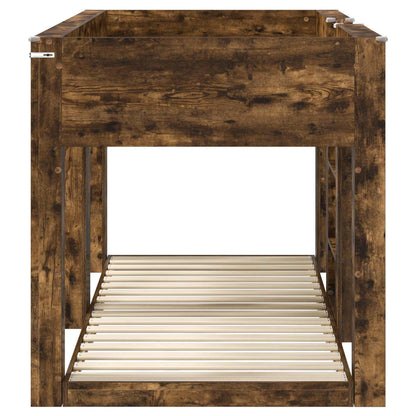 Letto a Castello per Bambini Rovere fumé 80 x 200 cm | homemem39