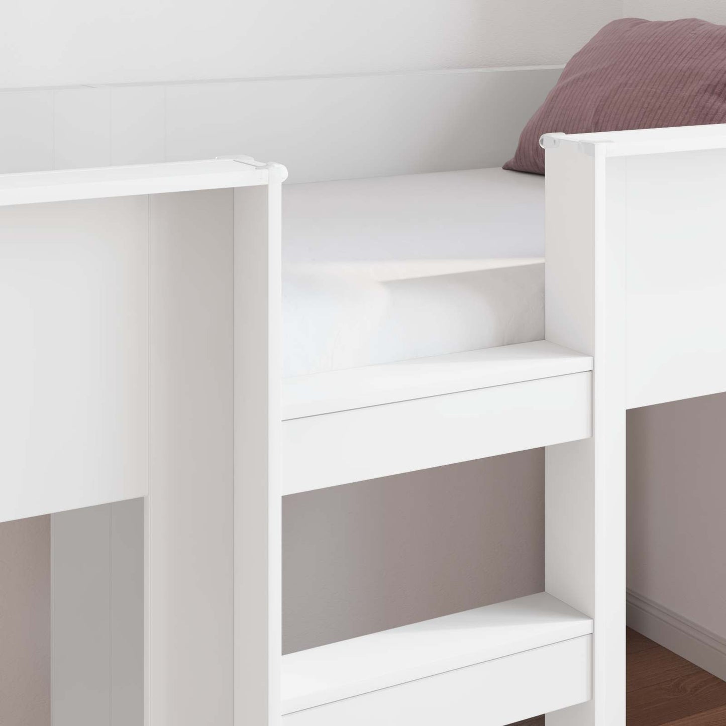 Letto a Castello per Bambini Bianco 75 x 190 cm | homemem39