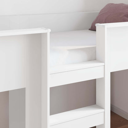 Letto a Castello per Bambini Bianco 75 x 190 cm | homemem39