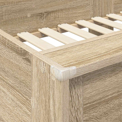 Letto a Castello per Bambini Rovere Sonoma 75 x 190 cm | homemem39