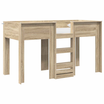 Letto a Castello per Bambini Rovere Sonoma 75 x 190 cm | homemem39