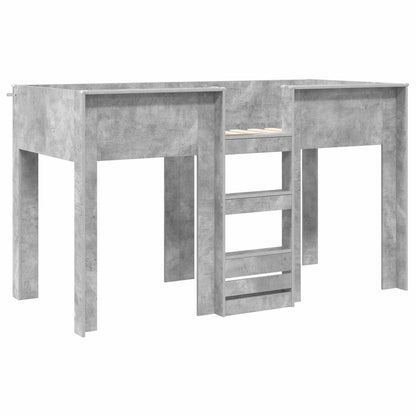 Letto a Castello per Bambini Grigio cemento 75 x 190 cm | homemem39