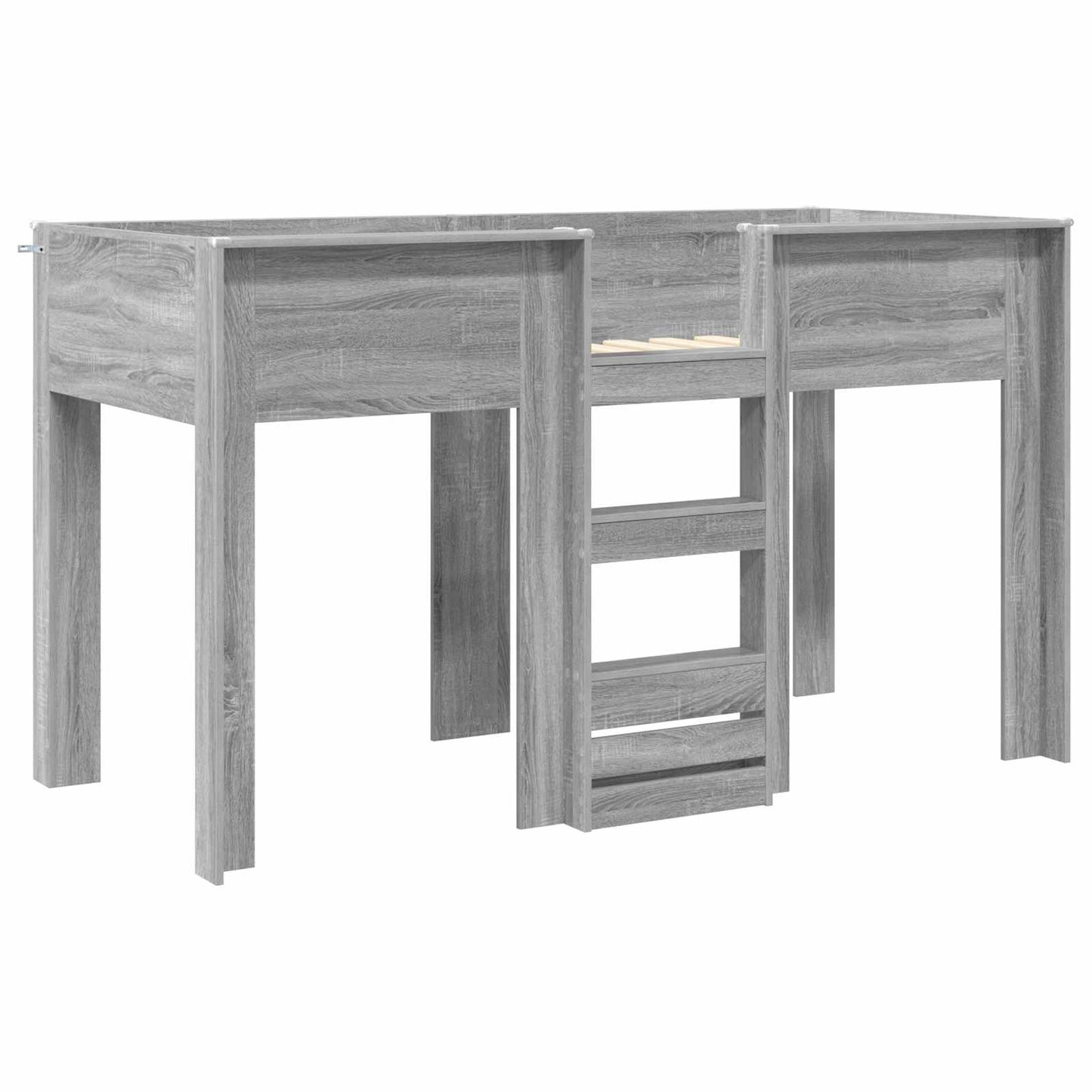 Letto a Castello per Bambini Grigio Sonoma 75 x 190 cm | homemem39