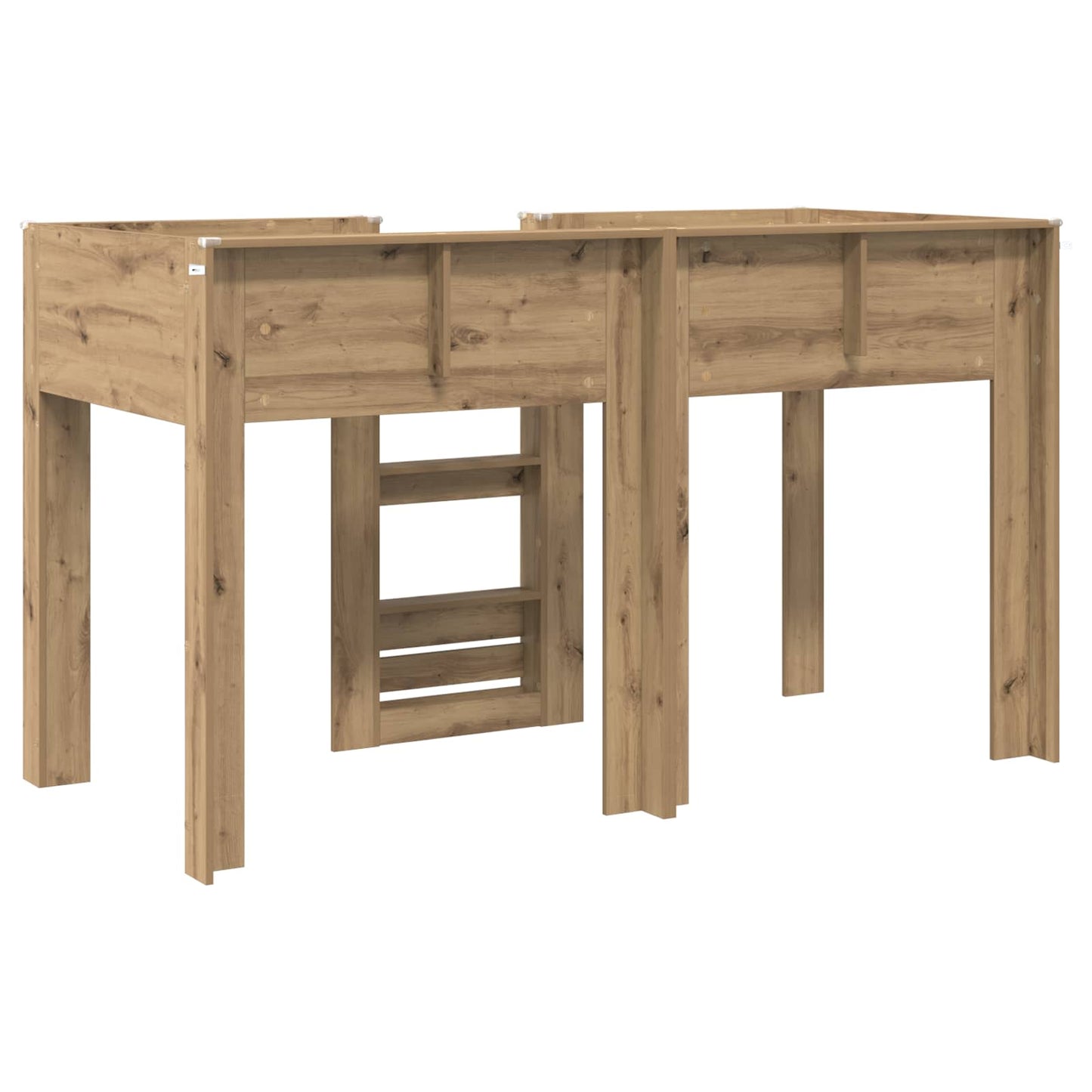 Letto a Castello per Bambini Rovere artigianale 75 x 190 cm | homemem39