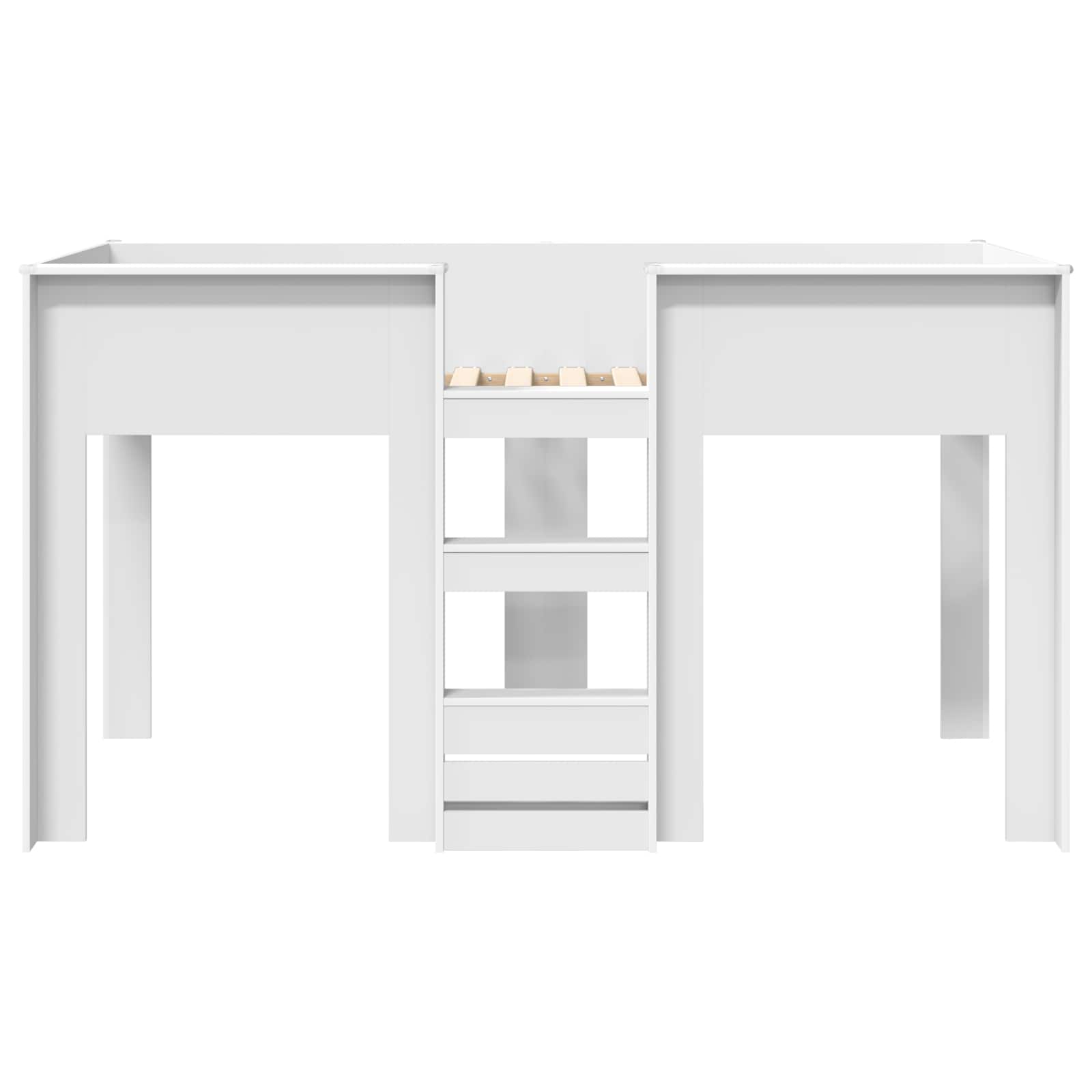 Letto a Castello per Bambini Bianco 90 x 190 cm | homemem39