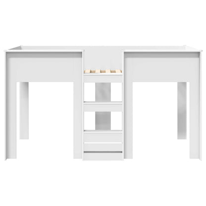 Letto a Castello per Bambini Bianco 90 x 190 cm | homemem39