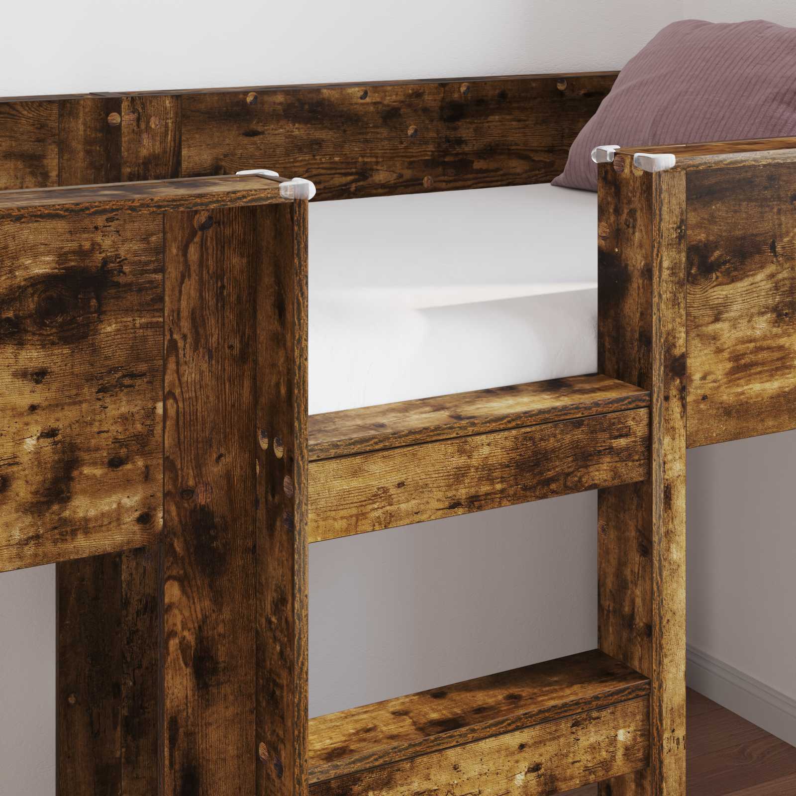 Letto a Castello per Bambini Rovere fumé 90 x 190 cm | homemem39