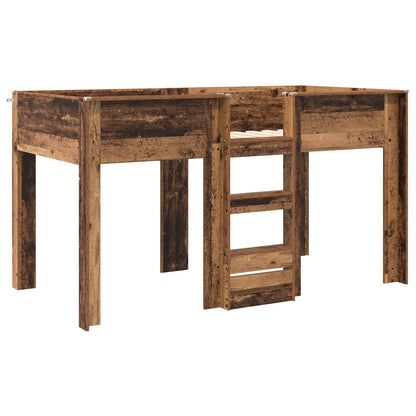 Letto a Castello per Bambini Legno vecchio 90 x 190 cm