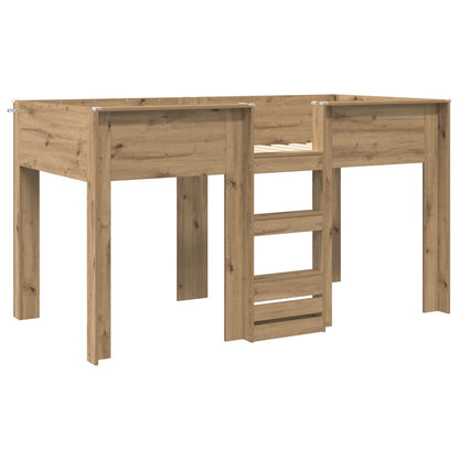 Letto a Castello per Bambini Rovere artigianale 90 x 190 cm | homemem39
