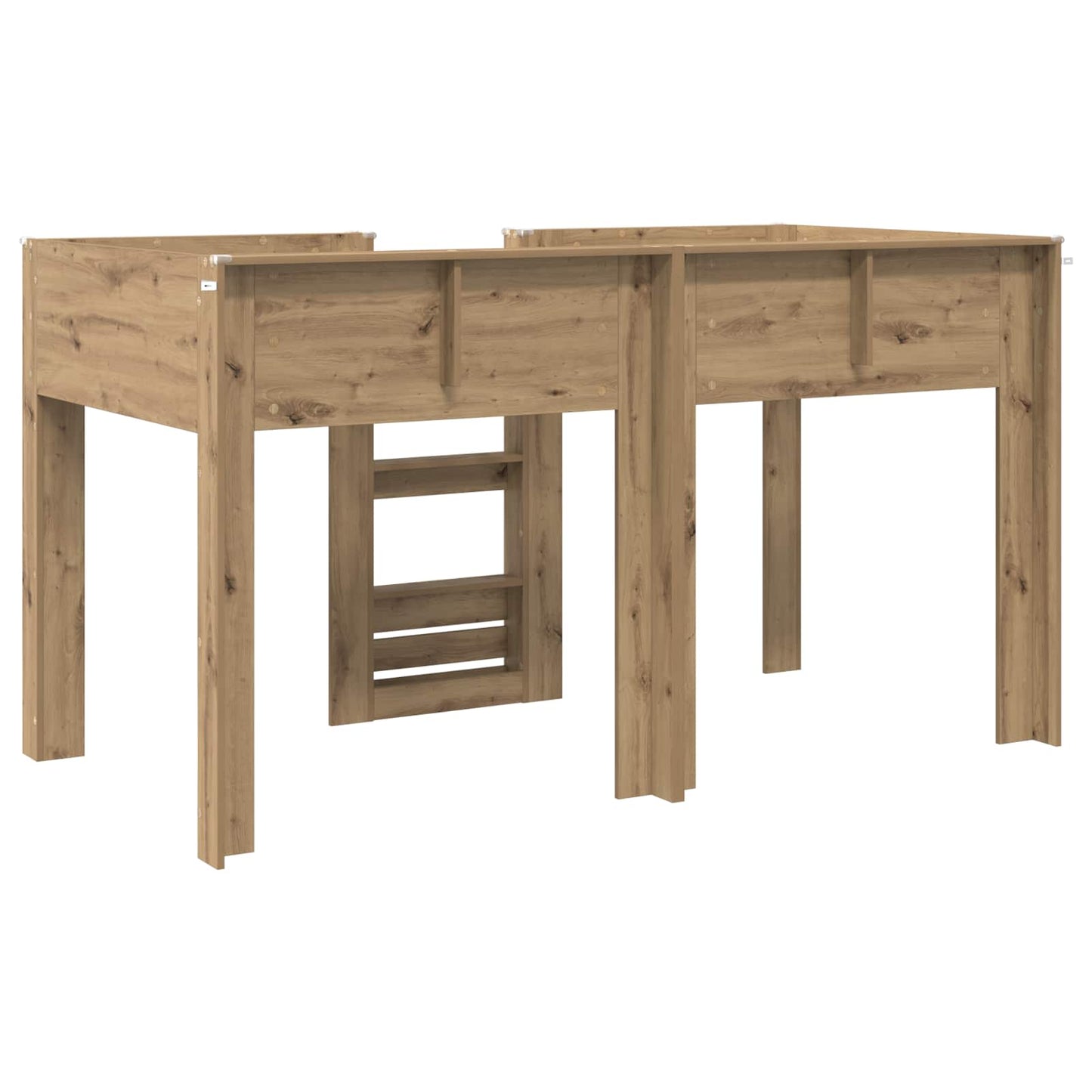 Letto a Castello per Bambini Rovere artigianale 90 x 190 cm | homemem39