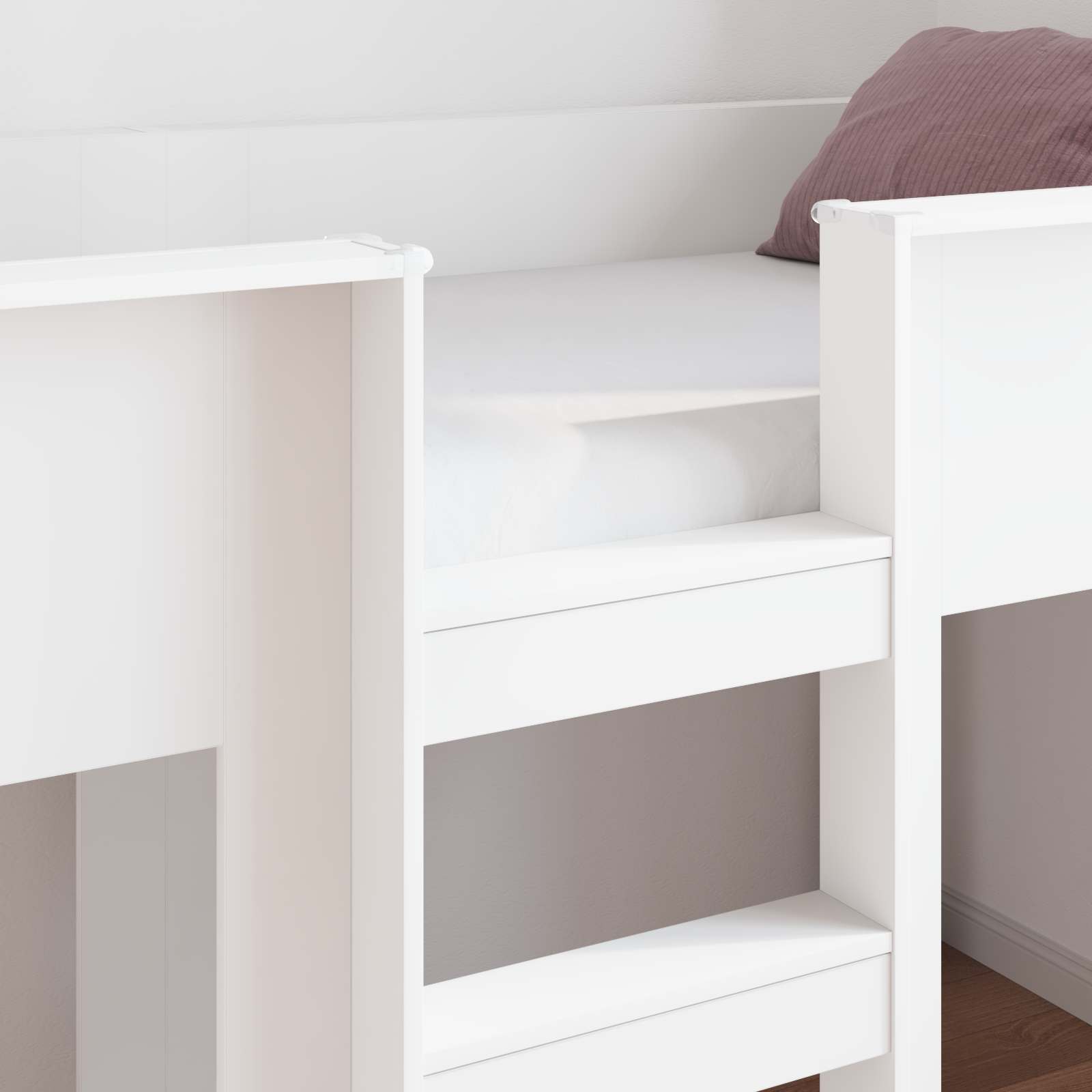 Letto a Castello per Bambini Bianco 80 x 200 cm | homemem39