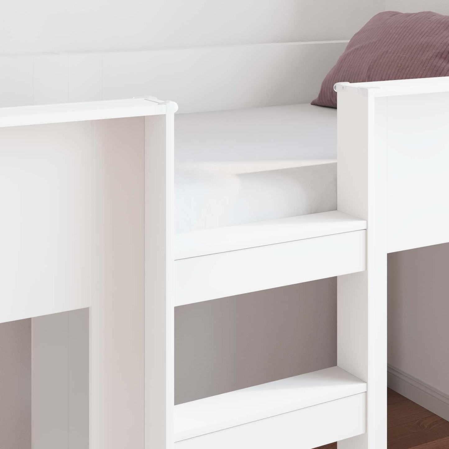Letto a Castello per Bambini Bianco 90 x 200 cm
