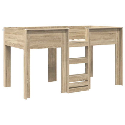 Letto a Castello per Bambini Rovere Sonoma 90 x 200 cm | homemem39