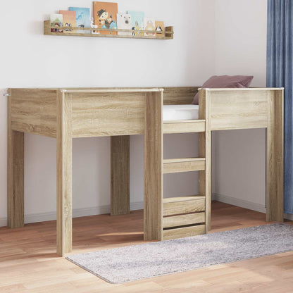 Letto a Castello per Bambini Rovere Sonoma 100 x 200 cm | homemem39