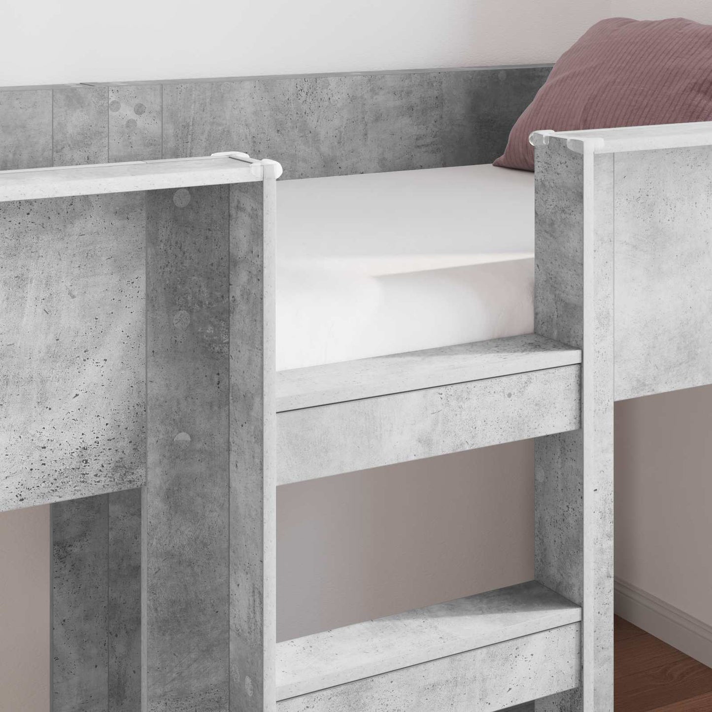 Letto a Castello per Bambini Grigio cemento 100 x 200 cm | homemem39