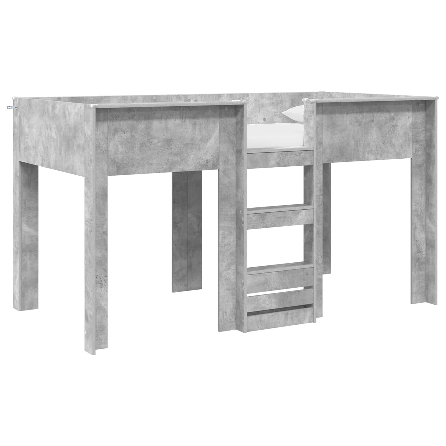 Letto a Castello per Bambini Grigio cemento 100 x 200 cm | homemem39