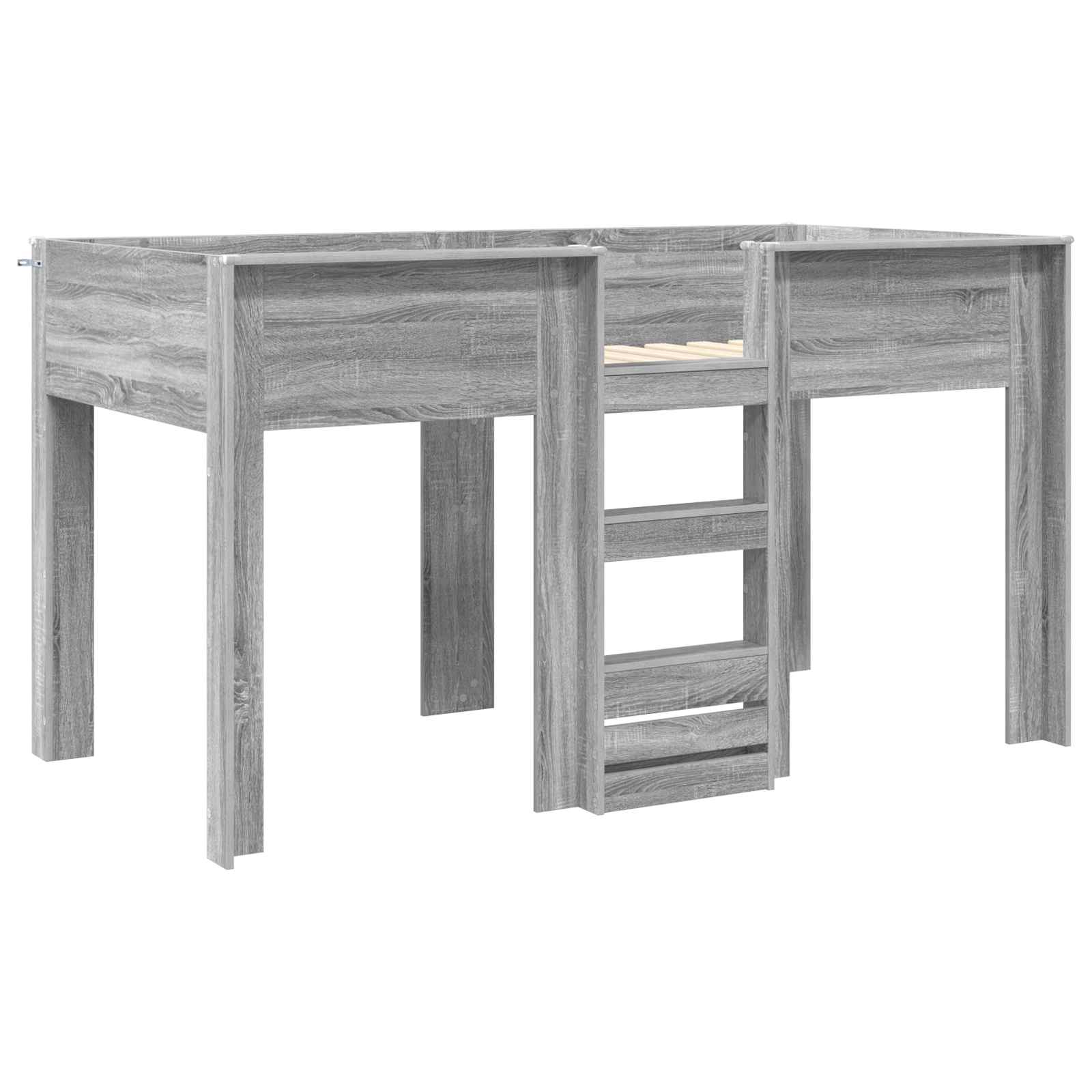 Letto a Castello per Bambini Grigio Sonoma 100 x 200 cm | homemem39