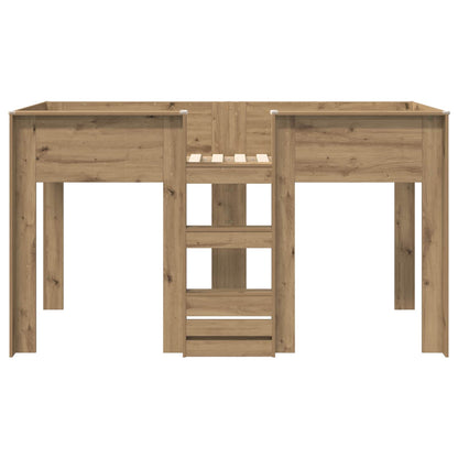 Letto a Castello per Bambini Rovere artigianale 100 x 200 cm