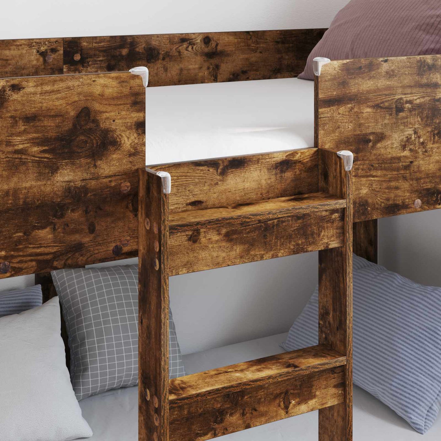 Letto a Castello per Bambini Rovere fumé 100 x 200 cm | homemem39