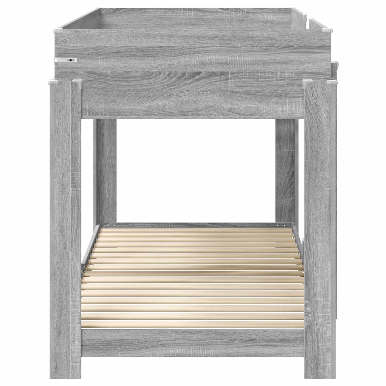 Letto a Castello per Bambini Grigio Sonoma 100 x 200 cm | homemem39