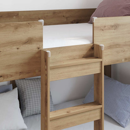 Letto a Castello per Bambini Rovere artigianale 100 x 200 cm | homemem39
