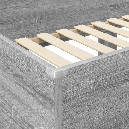 Letto a Castello per Bambini Grigio Sonoma 90 x 200 cm | homemem39