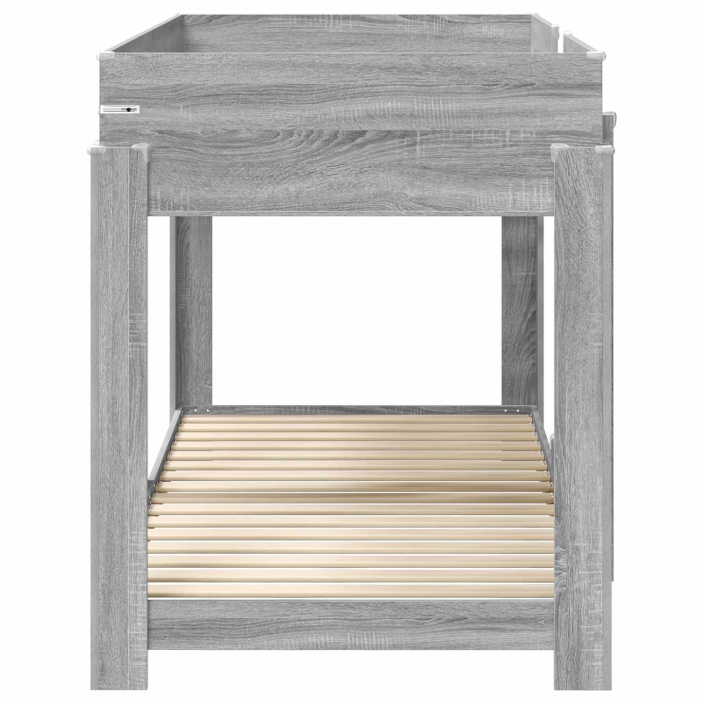 Letto a Castello per Bambini Grigio Sonoma 90 x 200 cm | homemem39