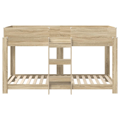 Letto a Castello per Bambini Rovere Sonoma 80 x 200 cm | homemem39