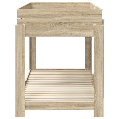 Letto a Castello per Bambini Rovere Sonoma 80 x 200 cm | homemem39