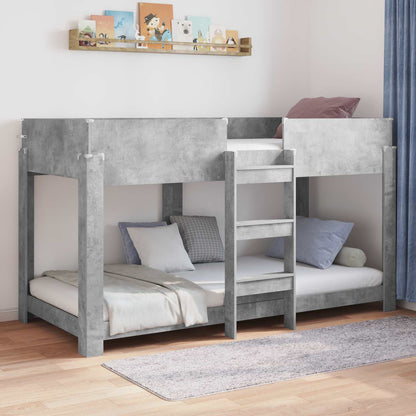 Letto a Castello per Bambini Grigio cemento 80 x 200 cm | homemem39
