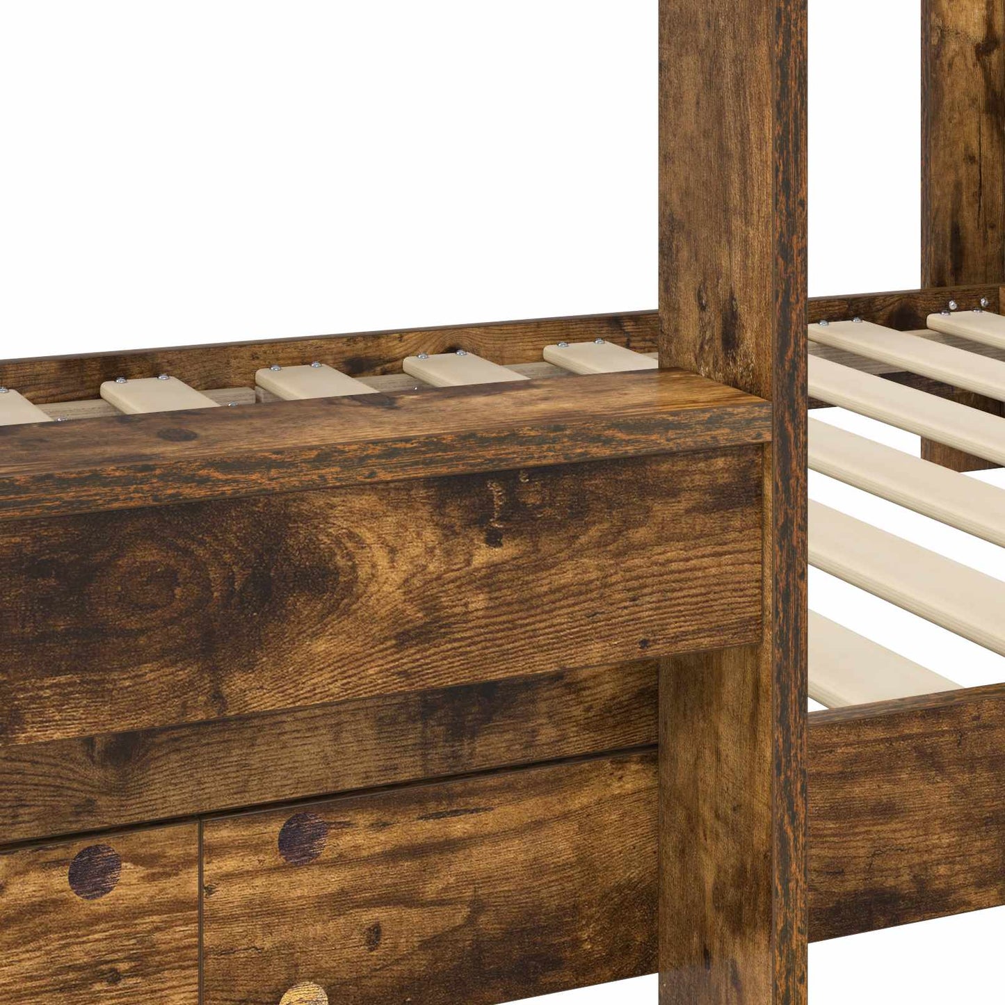 Letto a Castello per Bambini Rovere fumé 90 x 190 cm | homemem39
