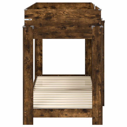 Letto a Castello per Bambini Rovere fumé 75 x 190 cm