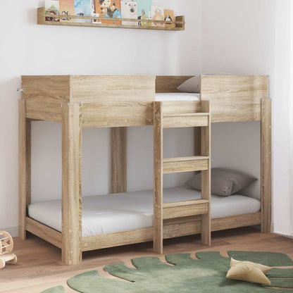 Letto a Castello per Bambini Rovere Sonoma 80 x 160 cm