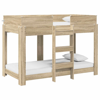 Letto a Castello per Bambini Rovere Sonoma 80 x 160 cm