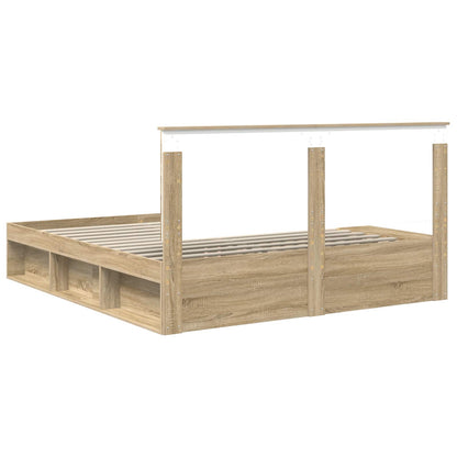 Struttura del letto Sonoma 200 x 200 cm Pino massello | homemem39