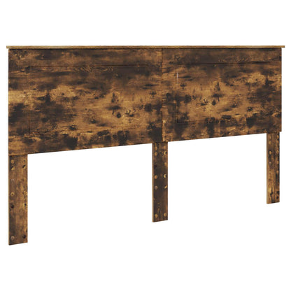 Struttura del letto Rovere fumé 200 x 200 cm Pino massello