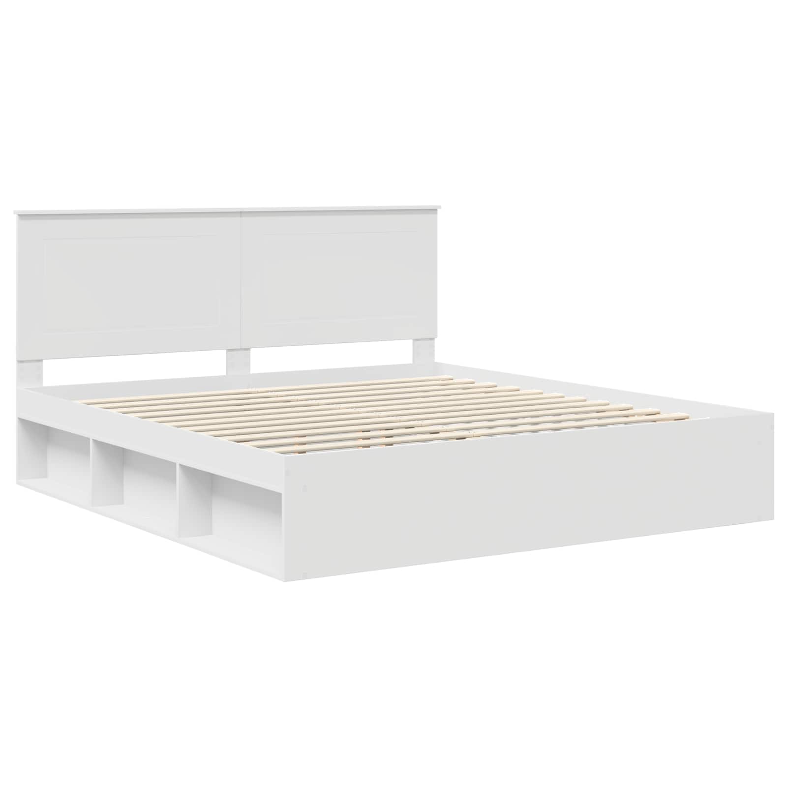 Struttura del letto Bianco 180 x 200 cm Pino massello | homemem39