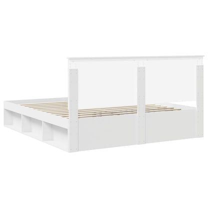 Struttura del letto Bianco 180 x 200 cm Pino massello | homemem39