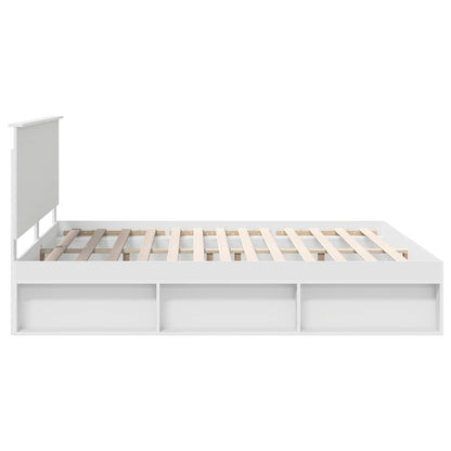 Struttura del letto Bianco 180 x 200 cm Pino massello | homemem39
