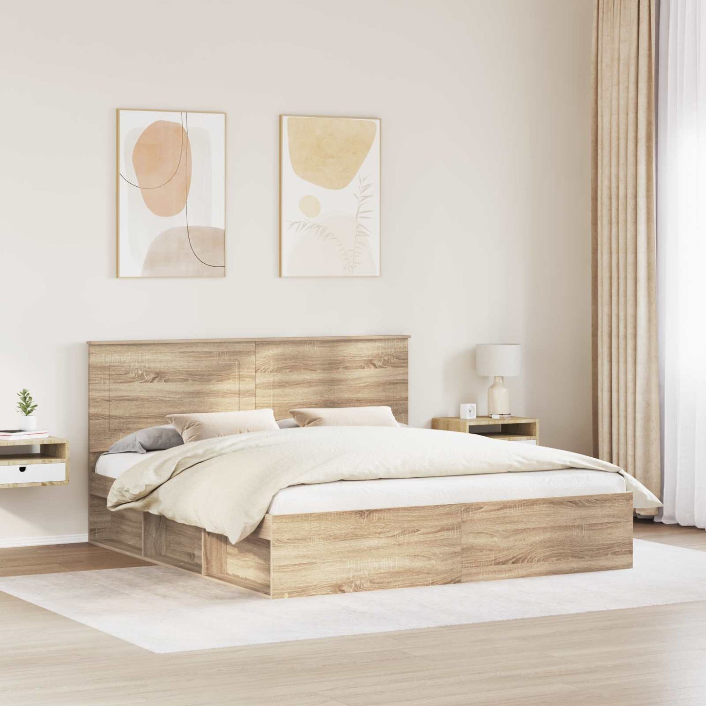 Struttura del letto Sonoma 180 x 200 cm Pino massello | homemem39