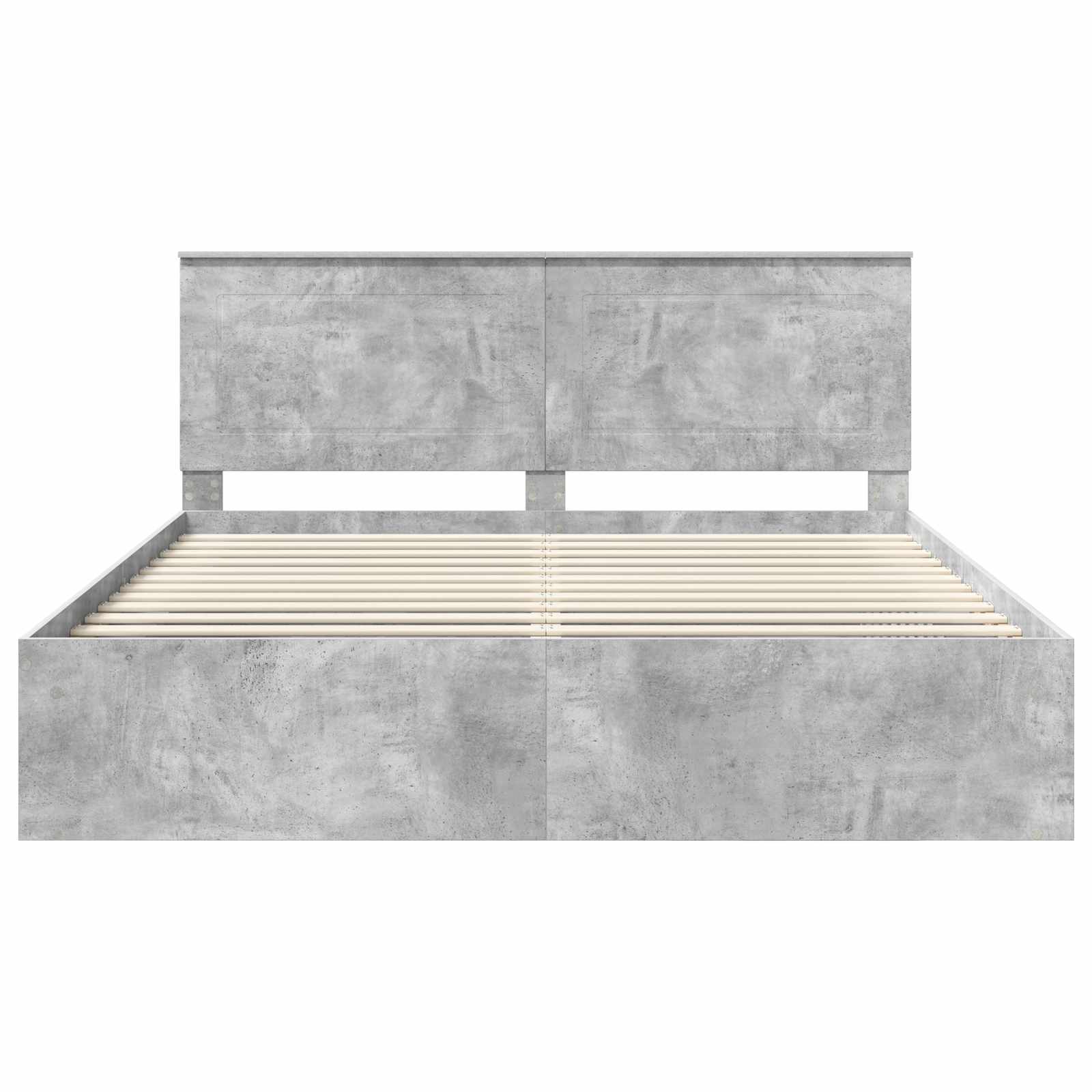 Struttura del letto Calcestruzzo 180 x 200 cm Pino massello | homemem39