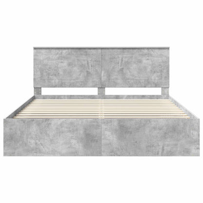 Struttura del letto Calcestruzzo 180 x 200 cm Pino massello | homemem39