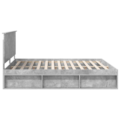 Struttura del letto Calcestruzzo 180 x 200 cm Pino massello | homemem39